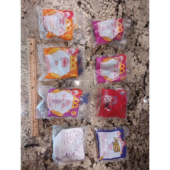 Lot Of 8 McDonald's Happy Meal Toys Yo, Yogi, Doug, Animal Kingdom 1991 To 2019 - Picture 16 of 16